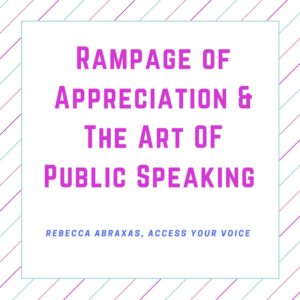 Rebecca ABraxas, Access Your Voice